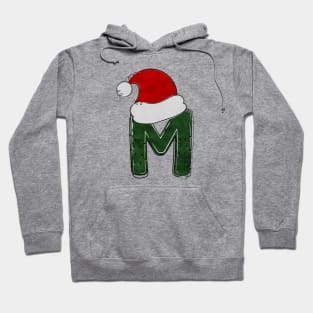 Letter M - Christmas Letter Hoodie